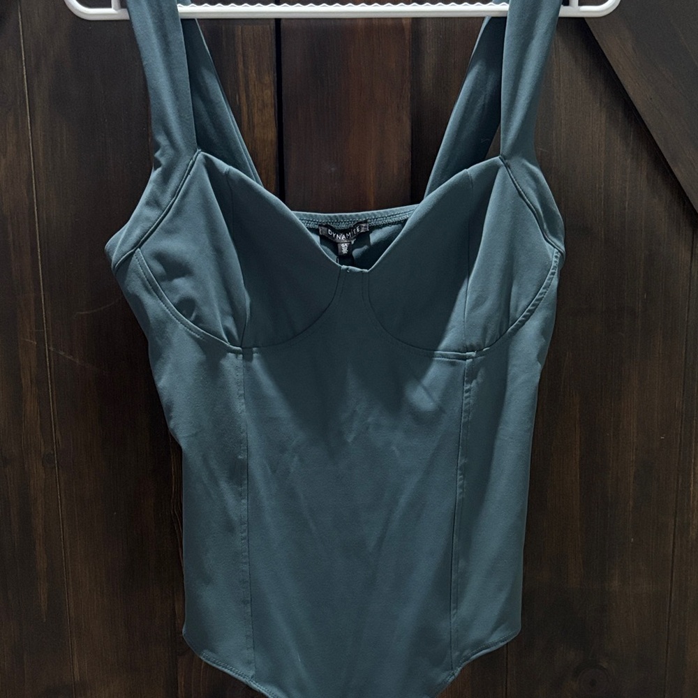 Dynamite Deep Teal Bodysuit